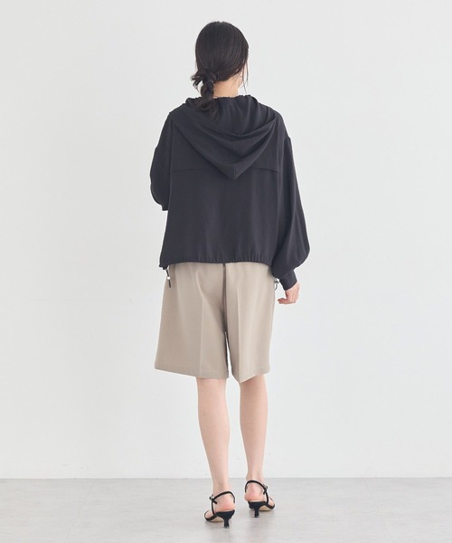 earth music&ecology(アースミュージックアンドエコロジー)の「【2WAY】シアーシャツブルゾン(ブルゾン・レディース・ブラック/アイボリー/ライトカーキ・FREE)」の21枚目の写真
