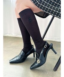 RESEXXY（リゼクシー）の「【RESEXXY×靴下屋】刺繍ラメリブハイソックス（その他雑貨）」