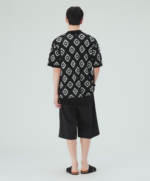 BEAMS HEART(ビームスハート)の「【7/9値下げ】クロシェ編み ショートスリーブ シャツ(ユニセックス)(シャツ/ブラウス・メンズ・ブラック/ブラウン・MEDIUM/SMALL/LARGE)」の10枚目の写真