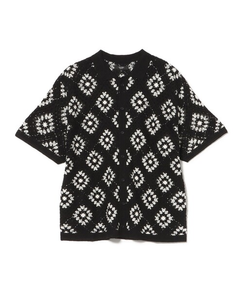 BEAMS HEART(ビームスハート)の「【7/9値下げ】クロシェ編み ショートスリーブ シャツ(ユニセックス)(シャツ/ブラウス・メンズ・ブラック/ブラウン・MEDIUM/SMALL/LARGE)」の18枚目の写真