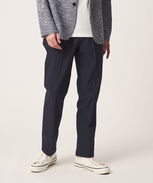 A DAY IN THE LIFE UNITED ARROWS(アデイインザライフユナイテッドアローズ)の「ハイツイスト ドビー イージーパンツ<A DAY IN THE LIFE>(スラックス・メンズ・ネイビー/ダークグレー・S/XL/L/M)」の2枚目の写真