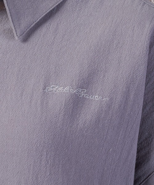 Eddie Bauer(エディーバウアー)の「エアリー リラックス シャツワンピース(シャツワンピース・レディース・グレー/ダークベージュ/グレイッシュブルー・S/M/L/XL)」の12枚目の写真