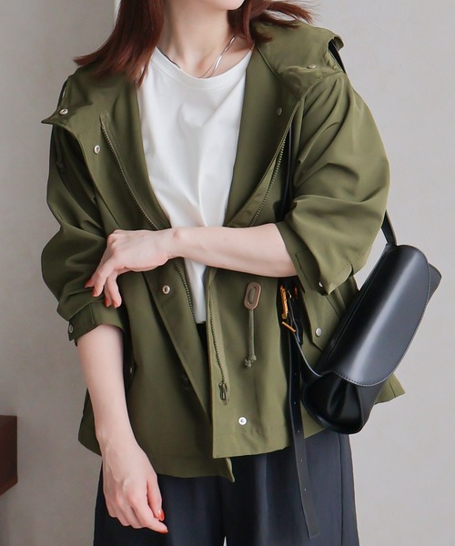 NYLAUS(ナイラス)の「【SG】バックテールマウンテンパーカー(マウンテンパーカー・レディース・ベージュ/アイボリー/カーキ・L/LL/M/S)」の3枚目の写真