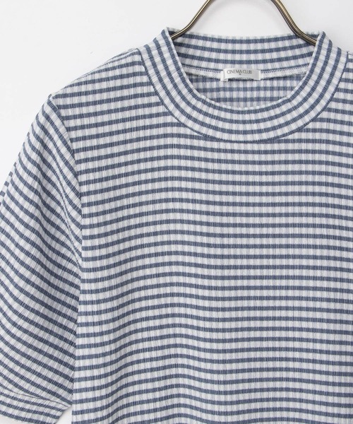 Honeys(ハニーズ)の「【ハニさら・吸水速乾・抗菌防臭】ふんわり袖トップス(Tシャツ/カットソー・レディース・ホワイト系その他/ホワイト×ブラック/ホワイト×ブルー・L/LL/M/S)」の19枚目の写真