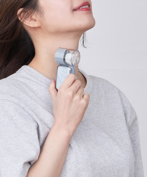 BIRTHDAY BAR(バースデイバー)の「〈風量100段階!〉ミニターボハンディファン 風量・充電残量が分かる液晶付き(生活家電・レディース・ブルー/ベージュ/ホワイト・0)」の14枚目の写真