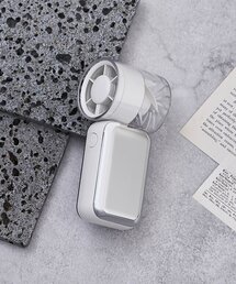 BIRTHDAY BAR（バースデイバー）の「〈風量100段階！〉ミニターボハンディファン　風量・充電残量が分かる液晶付き（生活家電）」