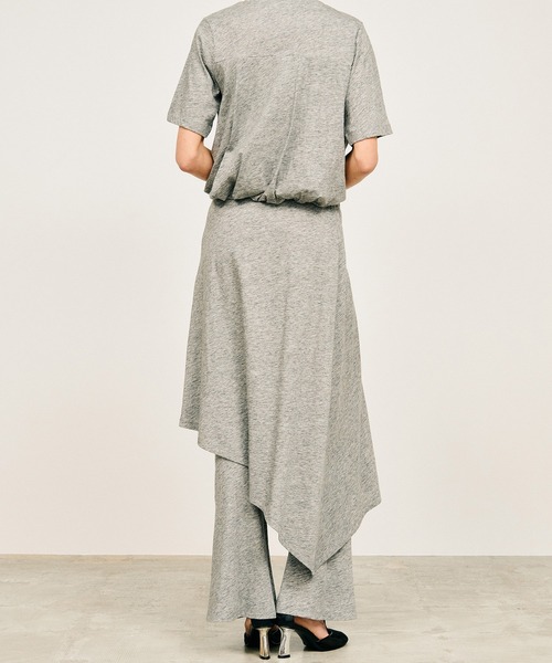 PRANK PROJECT（プランクプロジェクト）の「【2026Summer Pre-Order】スラブレイヤードパンツ / Slub Layered Pants（その他パンツ・レディース・グレー/ブラック・36/38）」の16枚目の写真