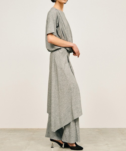 PRANK PROJECT（プランクプロジェクト）の「【2026Summer Pre-Order】スラブレイヤードパンツ / Slub Layered Pants（その他パンツ・レディース・グレー/ブラック・36/38）」の17枚目の写真