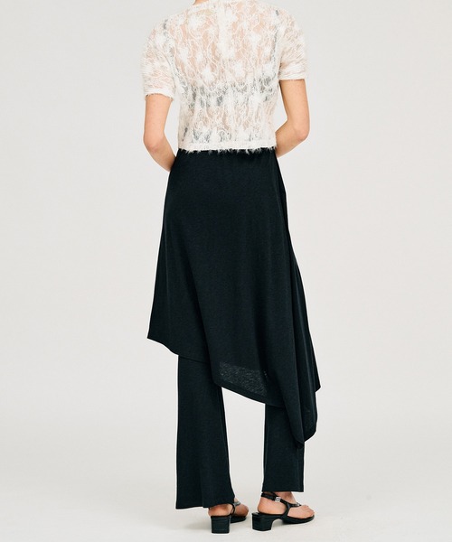 PRANK PROJECT（プランクプロジェクト）の「【2026Summer Pre-Order】スラブレイヤードパンツ / Slub Layered Pants（その他パンツ・レディース・グレー/ブラック・36/38）」の12枚目の写真