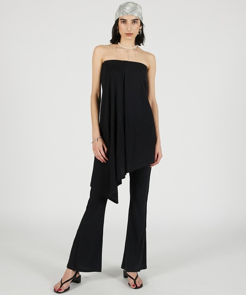 PRANK PROJECT（プランクプロジェクト）の「【2026Summer Pre-Order】スラブレイヤードパンツ / Slub Layered Pants（その他パンツ・レディース・グレー/ブラック・36/38）」の8枚目の写真