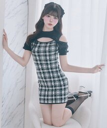 Belle Charme】Nosleeve Frill Onepiece（ワンピース）｜OLIVE des