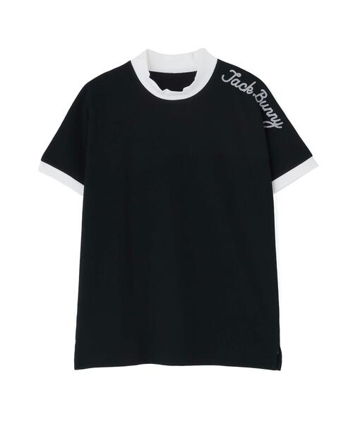 Jack Bunny!!（ジャックバニー）の「レイブロックドライワッフル半袖モックネックカットソー（Tシャツ/カットソー・メンズ・ホワイト/ブラック・LARGE/X-LARGE/MEDIUM）」の11枚目の写真