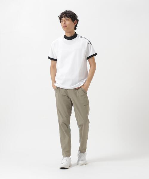 Jack Bunny!!（ジャックバニー）の「レイブロックドライワッフル半袖モックネックカットソー（Tシャツ/カットソー・メンズ・ホワイト/ブラック・LARGE/X-LARGE/MEDIUM）」の15枚目の写真