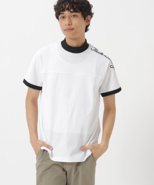 Jack Bunny!!（ジャックバニー）の「レイブロックドライワッフル半袖モックネックカットソー（Tシャツ/カットソー・メンズ・ホワイト/ブラック・LARGE/X-LARGE/MEDIUM）」の16枚目の写真
