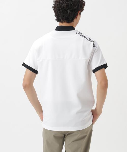 Jack Bunny!!（ジャックバニー）の「レイブロックドライワッフル半袖モックネックカットソー（Tシャツ/カットソー・メンズ・ホワイト/ブラック・LARGE/X-LARGE/MEDIUM）」の17枚目の写真