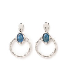 Ray BEAMS | Otro Accesorio / サークル ストーン レジン ピアス(ピアス(両耳用))