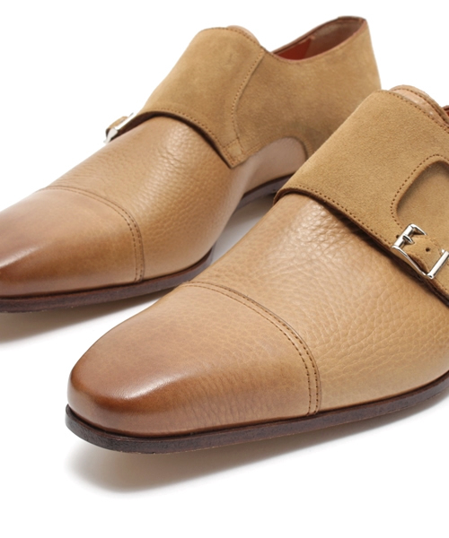 Santoni（サントーニ）の「SANTONI ダブルモンクストラップシューズ