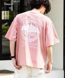 KANGOL カンゴール 別注コラボ 接触冷感オーバーサイズバックプリント半袖Tシャツ