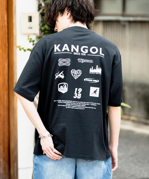 KANGOL(カンゴール)の「KANGOL カンゴール 別注コラボ 接触冷感オーバーサイズバックプリント半袖Tシャツ(Tシャツ/カットソー・メンズ・ベージュ系1/ブラック系2/ネイビー系2/ホワイト系1/グレー系2/ホワイト系2/ピンク系1/ピンク系2/ブラック系1/グレー系1/ネイビー系1/ベージュ系2・M/L/XL)」の17枚目の写真
