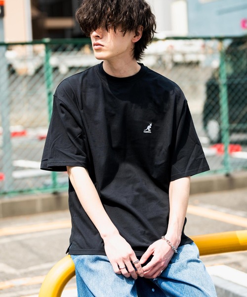 KANGOL(カンゴール)の「KANGOL カンゴール 別注コラボ 接触冷感オーバーサイズバックプリント半袖Tシャツ(Tシャツ/カットソー・メンズ・ベージュ系1/ブラック系2/ネイビー系2/ホワイト系1/グレー系2/ホワイト系2/ピンク系1/ピンク系2/ブラック系1/グレー系1/ネイビー系1/ベージュ系2・M/L/XL)」の20枚目の写真