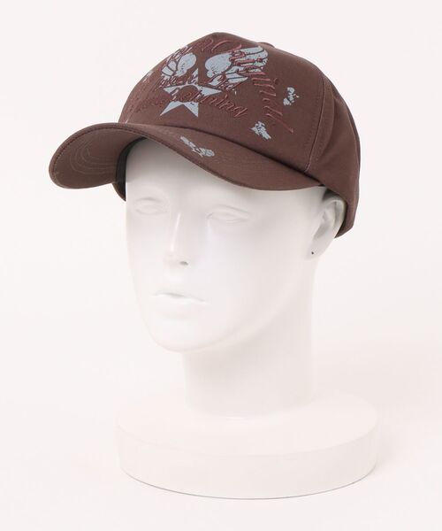 AVIREX(アヴィレックス)の「●AVIREX●EMBROIDERY & PRINT LOGO CAP(キャップ・メンズ・ブラック/ライトブラウン・FREE)」の10枚目の写真