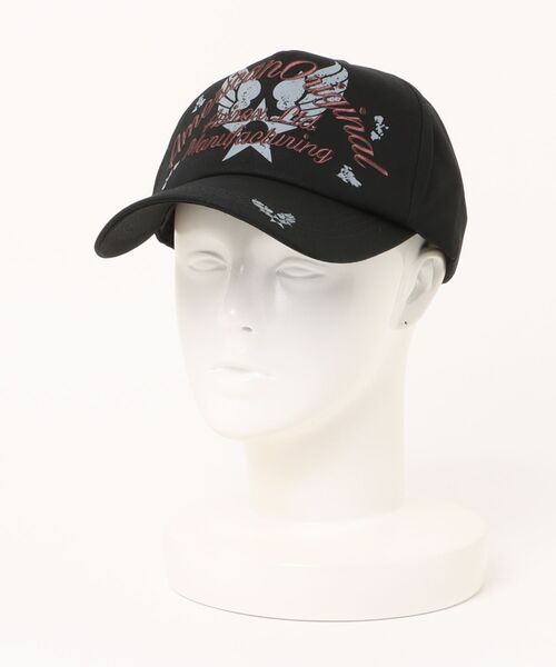 AVIREX(アヴィレックス)の「●AVIREX●EMBROIDERY & PRINT LOGO CAP(キャップ・メンズ・ブラック/ライトブラウン・FREE)」の9枚目の写真