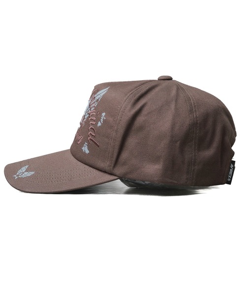 AVIREX(アヴィレックス)の「●AVIREX●EMBROIDERY & PRINT LOGO CAP(キャップ・メンズ・ブラック/ライトブラウン・FREE)」の4枚目の写真