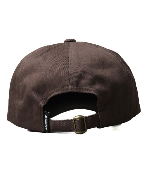 AVIREX(アヴィレックス)の「●AVIREX●EMBROIDERY & PRINT LOGO CAP(キャップ・メンズ・ブラック/ライトブラウン・FREE)」の5枚目の写真