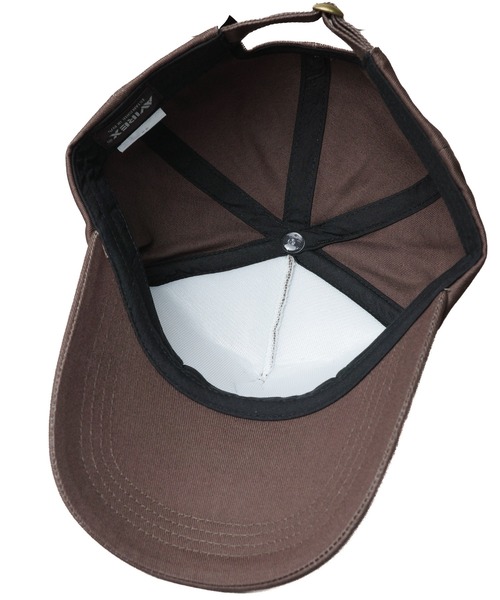 AVIREX(アヴィレックス)の「●AVIREX●EMBROIDERY & PRINT LOGO CAP(キャップ・メンズ・ブラック/ライトブラウン・FREE)」の6枚目の写真