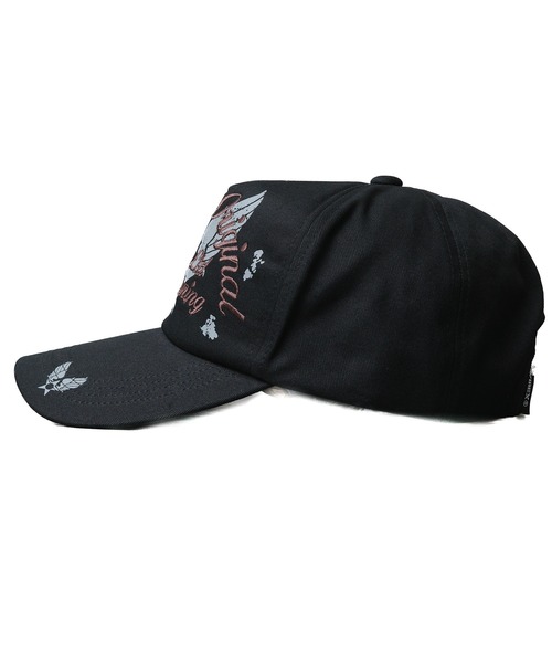 AVIREX(アヴィレックス)の「●AVIREX●EMBROIDERY & PRINT LOGO CAP(キャップ・メンズ・ブラック/ライトブラウン・FREE)」の7枚目の写真