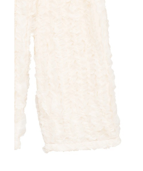 CLANE(クラネ)の「TOPSTITCHED FRILL STRAIGHT PANTS 10110-7223(その他パンツ・レディース・ブラック/オフホワイト・1/2)」の18枚目の写真