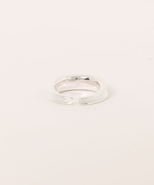 MAISON CLUB(メゾンクラブ)の「【MAISON CLUB】Solid Edge Square Ring Silver925 KUN(リング・メンズ・シルバー・FREE)」の10枚目の写真