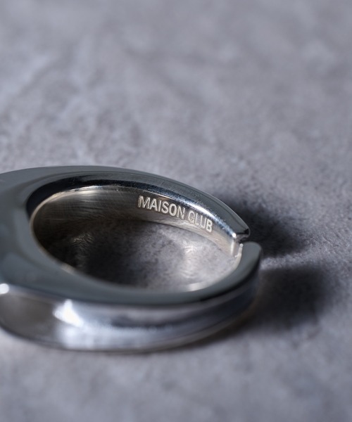 MAISON CLUB(メゾンクラブ)の「【MAISON CLUB】Solid Edge Square Ring Silver925 KUN(リング・メンズ・シルバー・FREE)」の9枚目の写真