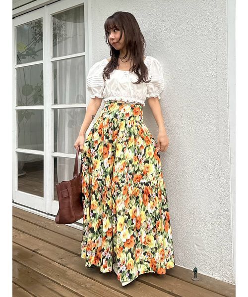 LILY BROWN(リリーブラウン)の「コットンフレアスカート(スカート・レディース・ドット/ホワイト/その他・0/1)」の22枚目の写真