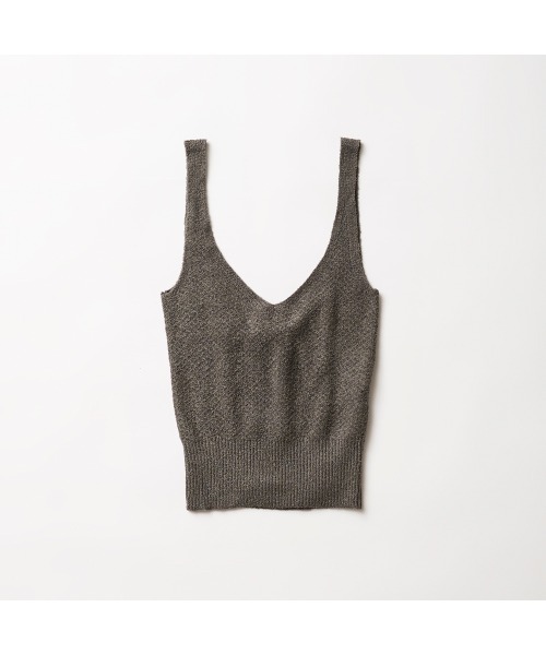 COMMON＋HAUS（コモンハウス）の「オープンバック　ニットビスチェ（ニット/セーター・レディース・ブラック/グレー/ブラウン・FREE）」の20枚目の写真