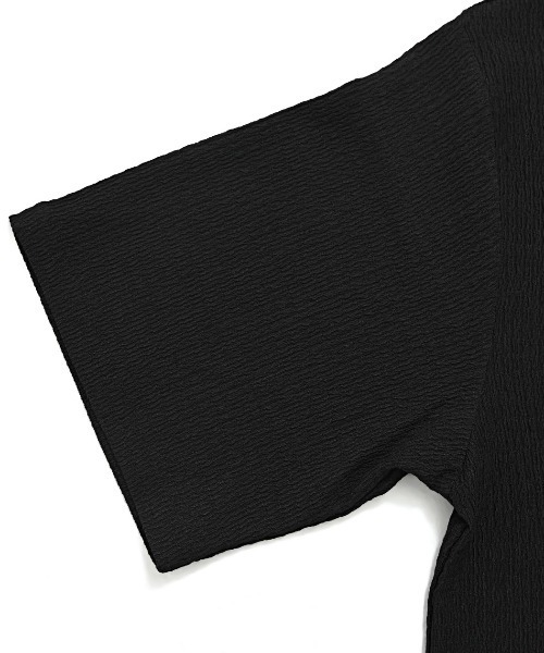 CavariA(キャバリア)の「『CavariA/キャバリア』楊柳VネックTシャツ 半袖(Tシャツ/カットソー・メンズ・グレイッシュベージュ/ブルーグリーン/ブラック・L/M)」の19枚目の写真