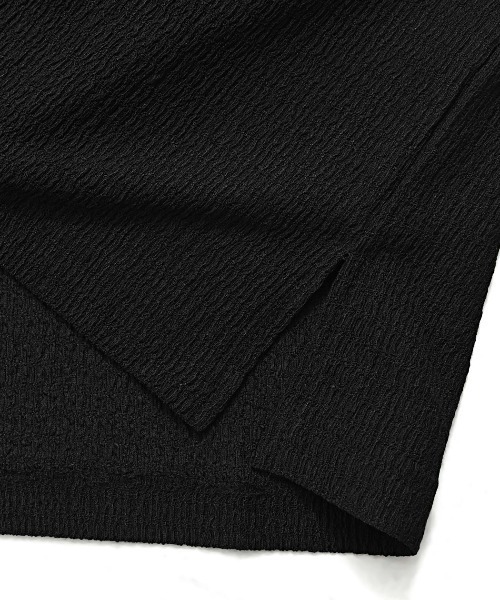 CavariA(キャバリア)の「『CavariA/キャバリア』楊柳VネックTシャツ 半袖(Tシャツ/カットソー・メンズ・グレイッシュベージュ/ブルーグリーン/ブラック・L/M)」の20枚目の写真