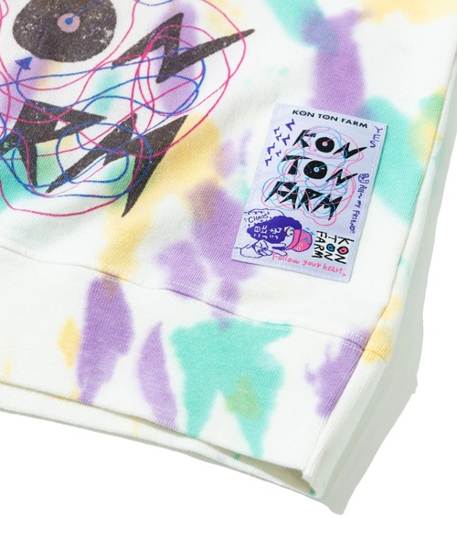 go slow caravan(ゴースローキャラバン)の「32/1 三本引き揃えヘビー天竺 TIE DYE落書きカオス ラグランTEE(Tシャツ/カットソー・メンズ・その他1・MEDIUM/LARGE/X-LARGE)」の16枚目の写真