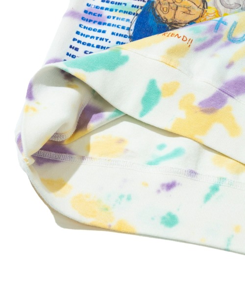 go slow caravan(ゴースローキャラバン)の「32/1 三本引き揃えヘビー天竺 TIE DYE落書きカオス ラグランTEE(Tシャツ/カットソー・メンズ・その他1・MEDIUM/LARGE/X-LARGE)」の15枚目の写真