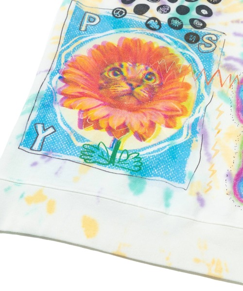 go slow caravan(ゴースローキャラバン)の「32/1 三本引き揃えヘビー天竺 TIE DYE落書きカオス ラグランTEE(Tシャツ/カットソー・メンズ・その他1・MEDIUM/LARGE/X-LARGE)」の11枚目の写真