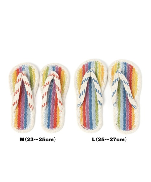 niko and...(ニコアンド)の「サマーコットンサンダル(ルームシューズ/スリッパ・レディース・その他2/その他1・MEDIUM/LARGE)」の2枚目の写真