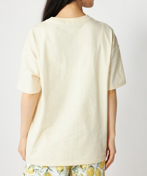 Ocean Pacific(オーシャンパシフィック)の「【OP:オーピー】レディースハートモチーフTシャツ コットン(Tシャツ/カットソー・レディース・ベージュ/ブラック/ホワイト・LARGE/X-LARGE/MEDIUM)」の6枚目の写真