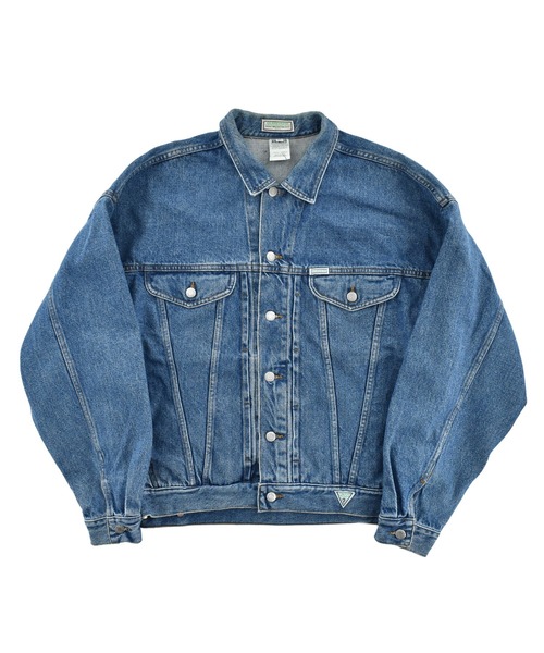 GUESS by Marciano(ゲスバイマルチアーノ)の「【USED】90’s GUESS デニムジャケット(デニムジャケット・メンズ・ブルー・X-LARGE)」の1枚目の写真