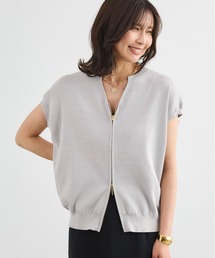 BARNYARDSTORM | BARNYARDSTORM / VネックZIPハーフプルオーバー<セットアップ対応>【WEB限定カラー】(ニット/セーター)