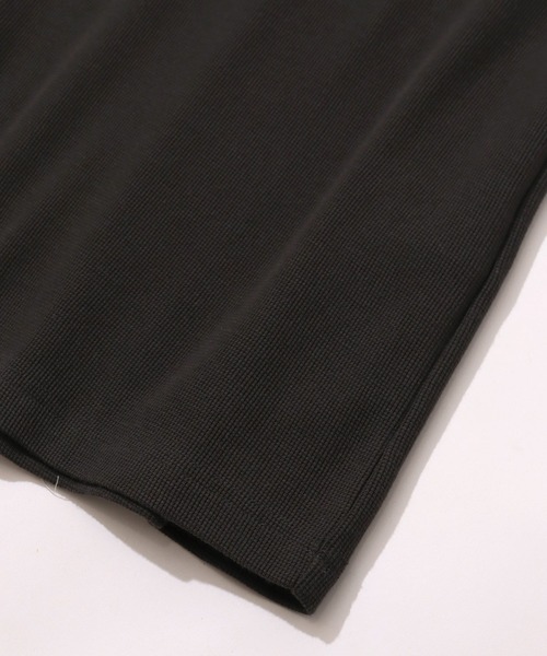 FIRST DOWN(ファーストダウン)の「【FIRST DOWN/ファーストダウン】S/S THEMAL TEE/ サーマル半袖Tシャツ(Tシャツ/カットソー・メンズ・オフホワイト/ブラック・M/L/XL)」の4枚目の写真