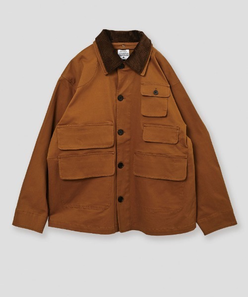 Kelen(ケレン)の「mj11586-DUSTIN LAYERED COLLAR HUNTING JK ワークジャケット(KLM26FJK1123)(その他アウター・メンズ・キャメル/オリーブ/ブラック・42/40/38)」の3枚目の写真