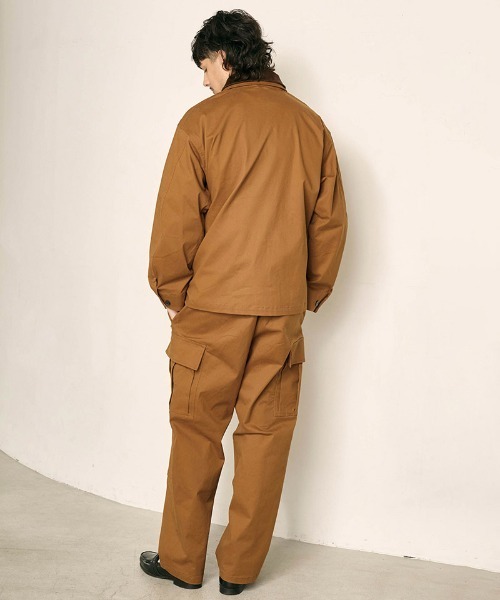 Kelen(ケレン)の「mj11586-DUSTIN LAYERED COLLAR HUNTING JK ワークジャケット(KLM26FJK1123)(その他アウター・メンズ・キャメル/オリーブ/ブラック・42/40/38)」の12枚目の写真