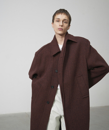 YIYAE（イーエ）の「Cross Wrap Mac Coat _ Granite Brick（チェスターコート）」