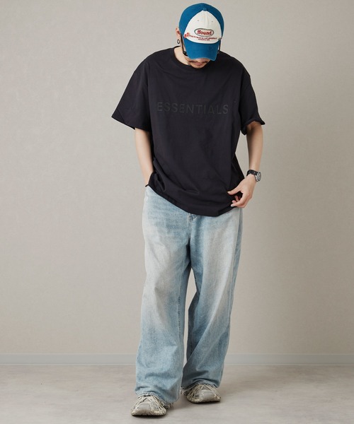 MONO KOTO DEPT.(モノコトデプト)の「SSY-ESSENTIALS 前ロゴ半袖Tシャツ(Tシャツ/カットソー・メンズ・ダークネイビー・XL)」の10枚目の写真