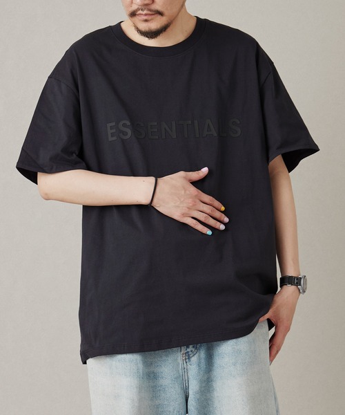 MONO KOTO DEPT.(モノコトデプト)の「SSY-ESSENTIALS 前ロゴ半袖Tシャツ(Tシャツ/カットソー・メンズ・ダークネイビー・XL)」の3枚目の写真